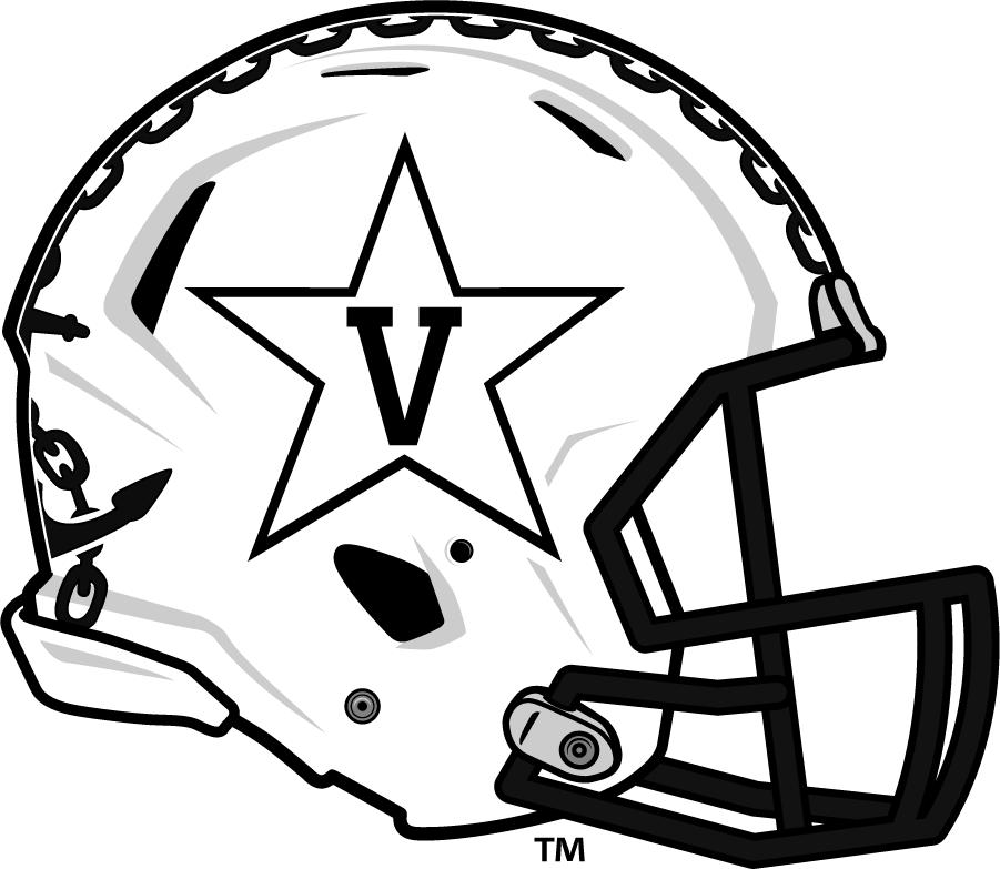 Vanderbilt Commodores 2015-2021 Helmet Logo diy iron on heat transfer